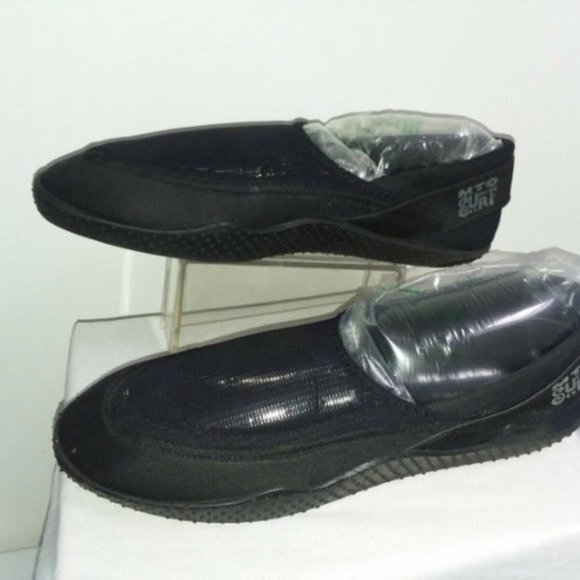 MENS  Beach Water Shoes Black Size 8 Agua Sandals Pool Swim Sports Cruise Lake - Picture 9 of 11